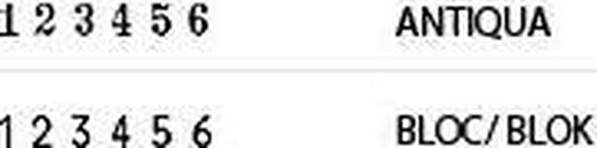 Reiner N53a | Numeroteur | Tekstplaat | 50x30mm